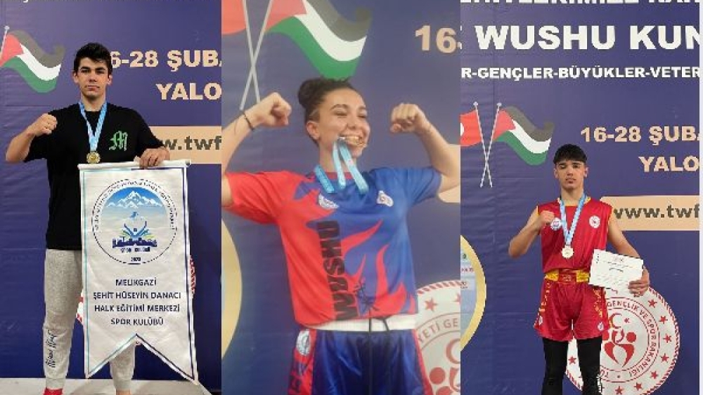 Kayserili Wushucular Türkiye Şampiyonasından birincilikle döndü